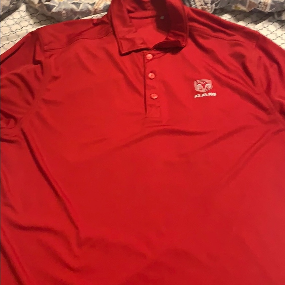 Ram Trucks Red Collared Shirt Perfect Condition